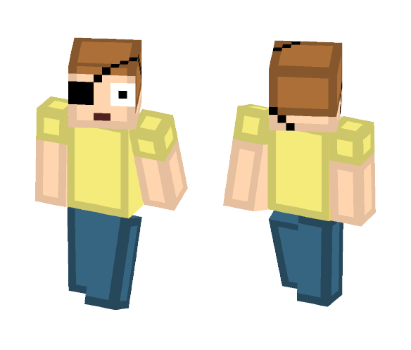 Evil Morty form Rick and Morty - Male Minecraft Skins - image 1