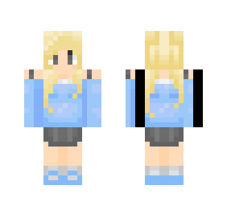 Teen with blonde hair ^_^ - Female Minecraft Skins - image 2