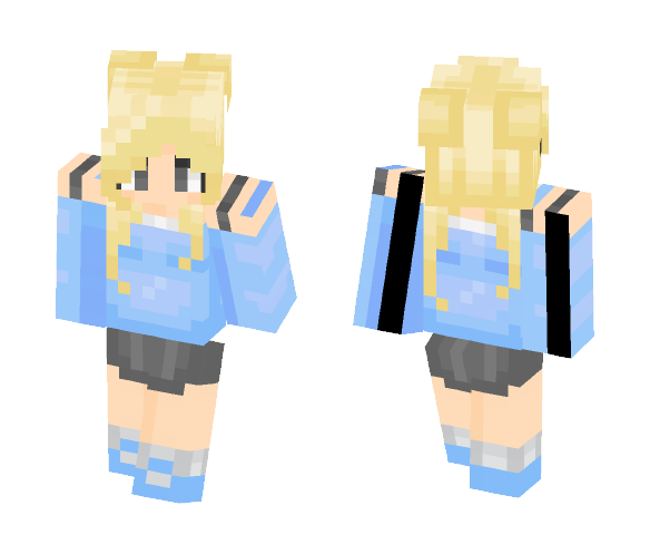 Download Teen With Blonde Hair Minecraft Skin For Free
