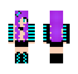 Galaxy Floater - Female Minecraft Skins - image 2