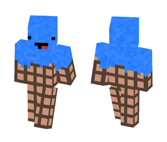 Blue Ice Cream - Interchangeable Minecraft Skins - image 1