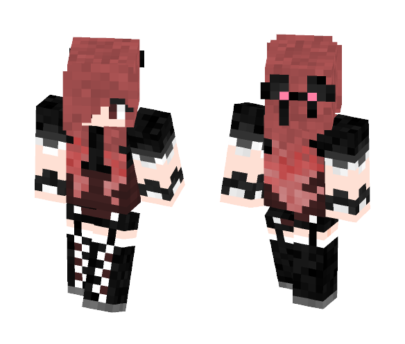Pastel Goth Remake - Female Minecraft Skins - image 1