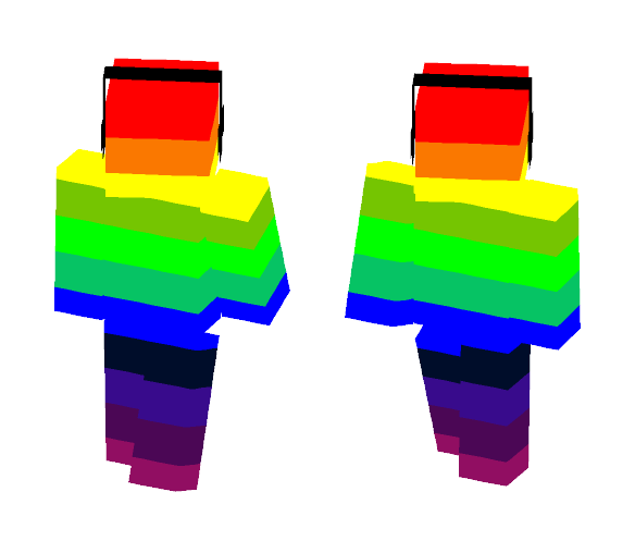 Rainbow Headphones Skin - Interchangeable Minecraft Skins - image 1