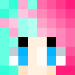 pink and blue - Female Minecraft Skins - image 3