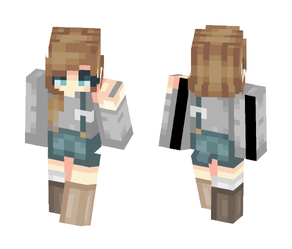 skin trade w/ NekkoNoNeko - Female Minecraft Skins - image 1