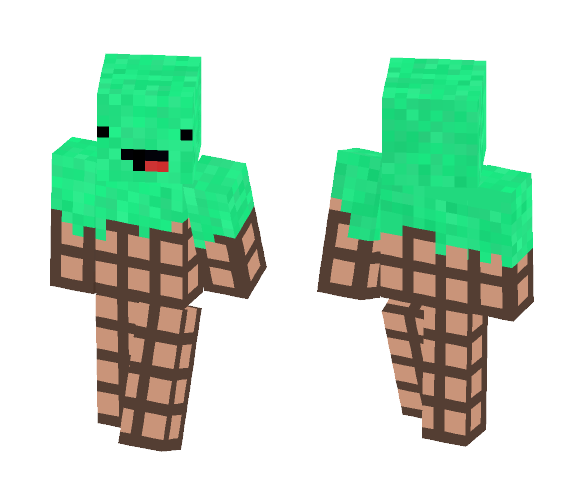 Mint Ice Cream - Interchangeable Minecraft Skins - image 1