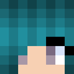 Cyan haired girl - Color Haired Girls Minecraft Skins - image 3