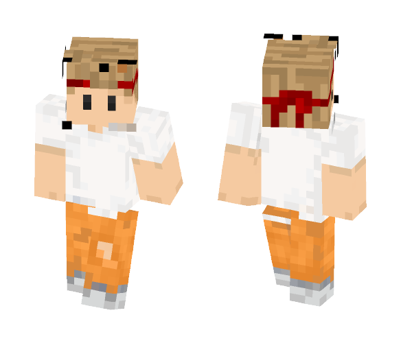 Original Mini Skin |White shirt - Male Minecraft Skins - image 1