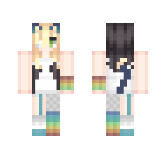 Good and Evil Rainbow - Female Minecraft Skins - image 2