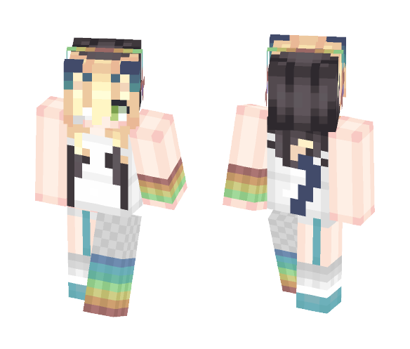 Good and Evil Rainbow - Female Minecraft Skins - image 1