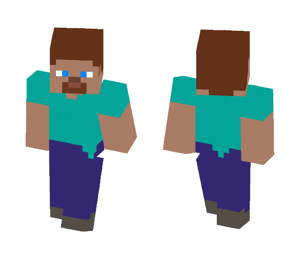Steve Color - Male Minecraft Skins - image 1