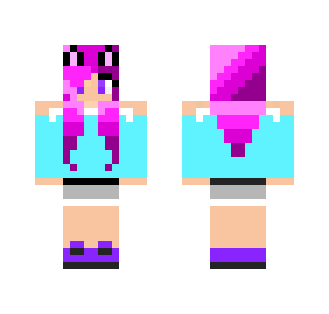 Pink kitty girl (lilystarturtle) - Girl Minecraft Skins - image 2