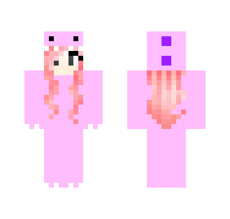 Cute Pink Dino - Female Minecraft Skins - image 2