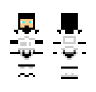 Stormtrooper without a helmet - Male Minecraft Skins - image 2