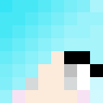Girl, Blue Hair - Color Haired Girls Minecraft Skins - image 3