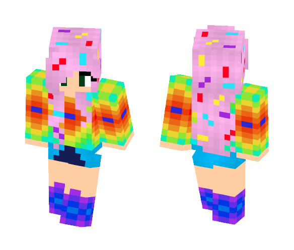 Skin Trade With DahWabbitWover - Female Minecraft Skins - image 1