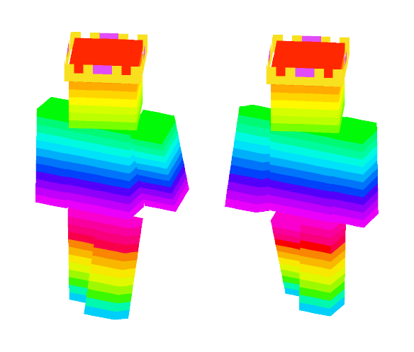 RAINBOW KING - Interchangeable Minecraft Skins - image 1