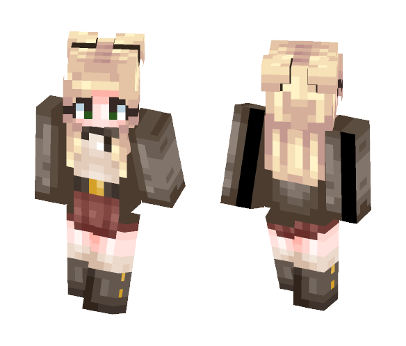 personal ❤| words like bullets - Female Minecraft Skins - image 1