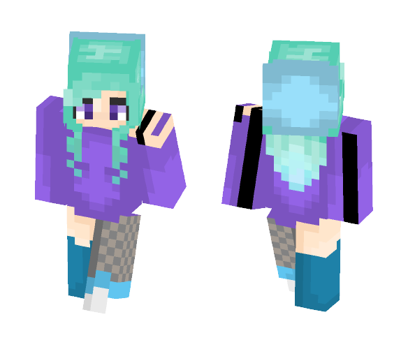 Mint Colors - Female Minecraft Skins - image 1