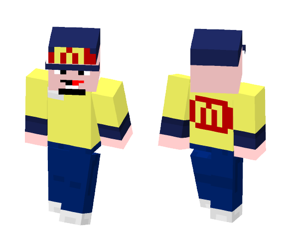 welcome to mc donalds - Male Minecraft Skins - image 1