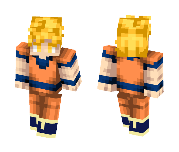 Sangoku Super Saiyan [DBZ] - Male Minecraft Skins - image 1