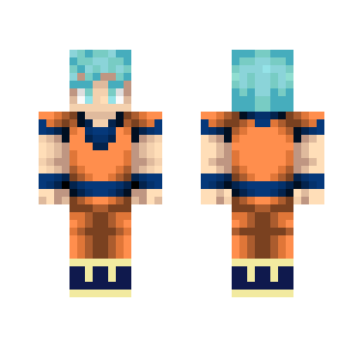 Sangoku Super Saiyan God 2 [DBZ] - Male Minecraft Skins - image 2