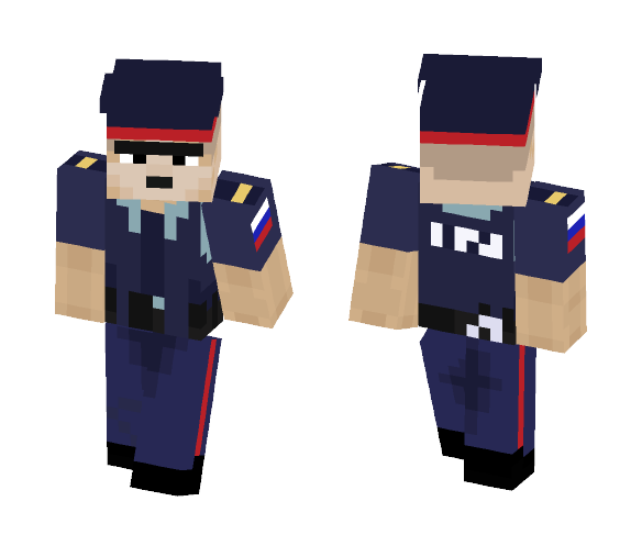 russian policeman - Male Minecraft Skins - image 1