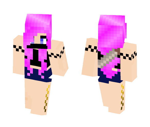 Pink Assassin - Female Minecraft Skins - image 1