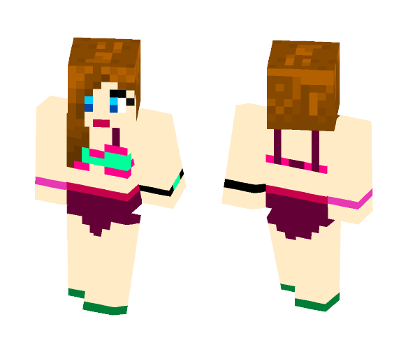 MeMineMint02 - Female Minecraft Skins - image 1