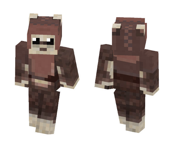 Ewok (Star Wars) reqested - Male Minecraft Skins - image 1