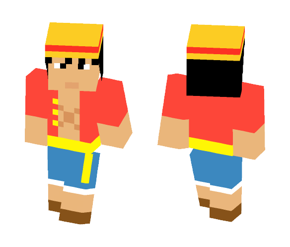 Monkey D. Luffy (One Piece) - Male Minecraft Skins - image 1