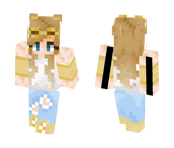 U17♥ Frιdαγε |Gold Gal| - Female Minecraft Skins - image 1