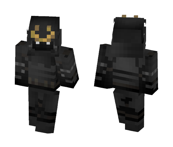 Black Samurai - Interchangeable Minecraft Skins - image 1