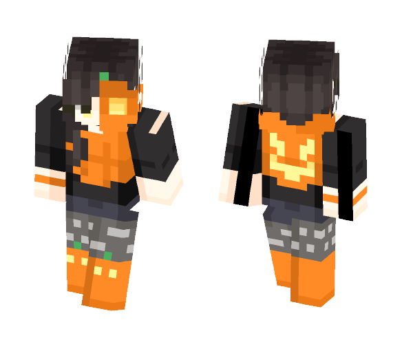 Pumpkin Mask~ - Female Minecraft Skins - image 1