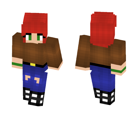 Cute Redhead [Drawing In Desc] - Female Minecraft Skins - image 1
