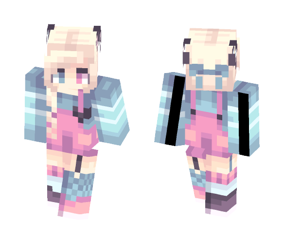 Pastel Dork - Female Minecraft Skins - image 1
