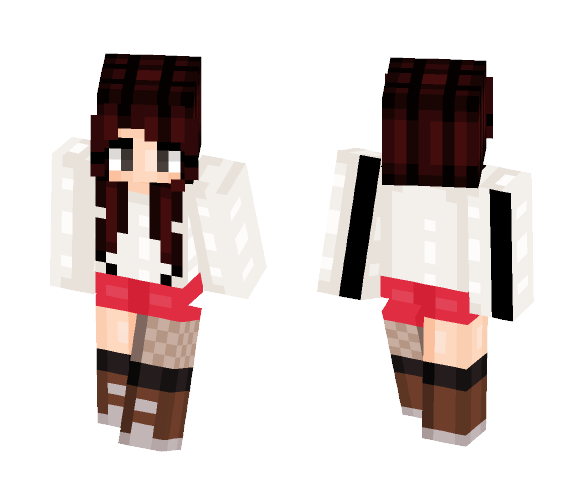 Strawberries and Whipped Cream - Female Minecraft Skins - image 1