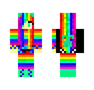 Rainbow girl - Girl Minecraft Skins - image 2