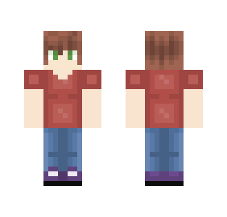 red t-shirt boy - Boy Minecraft Skins - image 2