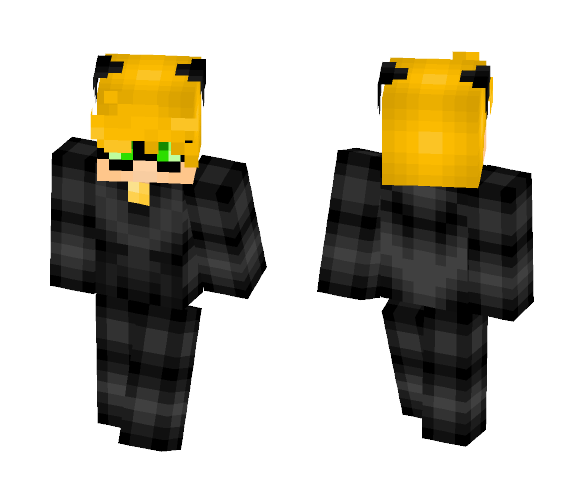 Chat Noir for my upcoming rp series - Male Minecraft Skins - image 1