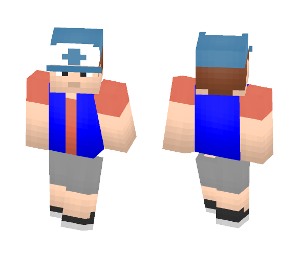 Gravity Falls : Dipper (Shaded/HD) - Male Minecraft Skins - image 1