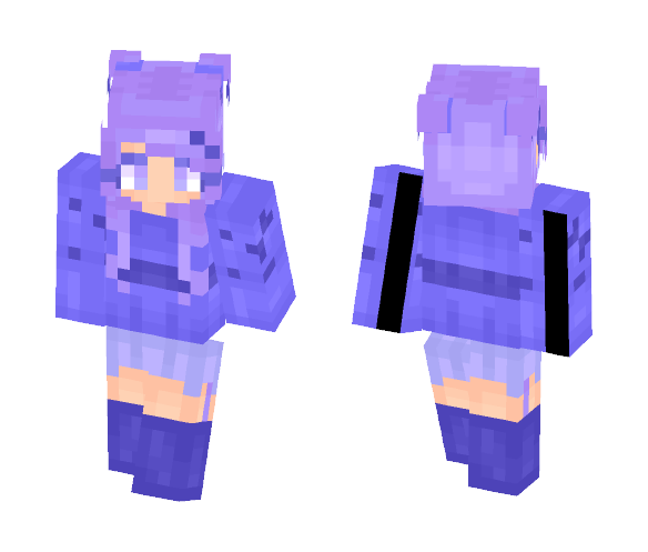 Purple | (Shading Test) - Female Minecraft Skins - image 1