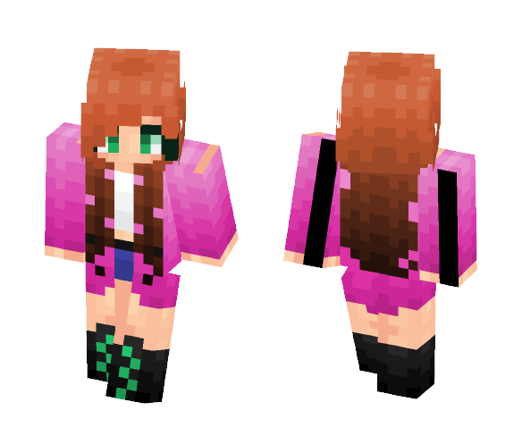 Pretty in Pink - Female Minecraft Skins - image 1