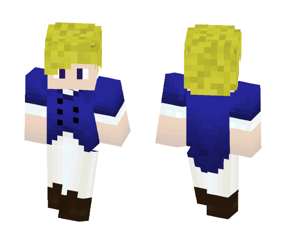 Blue Revolution - Male Minecraft Skins - image 1