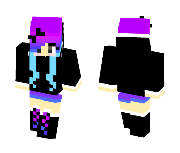 Cute hoodie! - Female Minecraft Skins - image 1