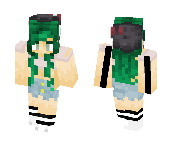 Green Beret - Female Minecraft Skins - image 1