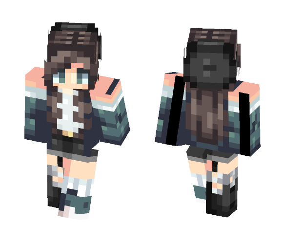 Teal - Female Minecraft Skins - image 1