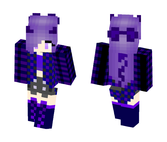 Purple Demon - Female Minecraft Skins - image 1