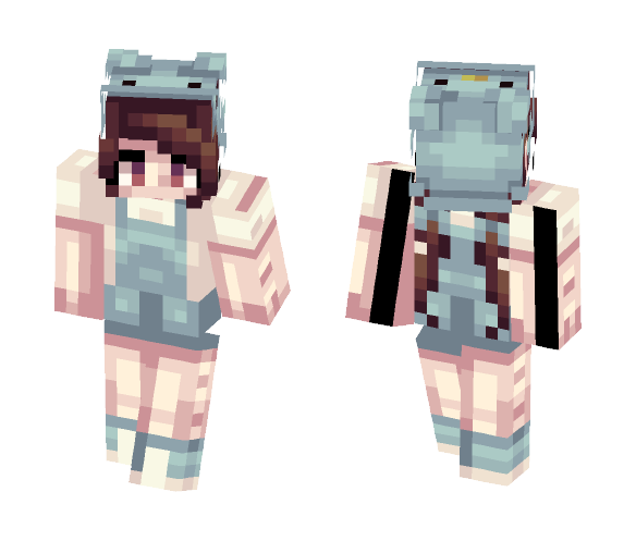 blueberries and whipped cream - Female Minecraft Skins - image 1