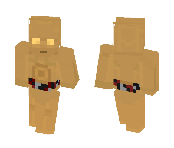 C3PO - Male Minecraft Skins - image 1
